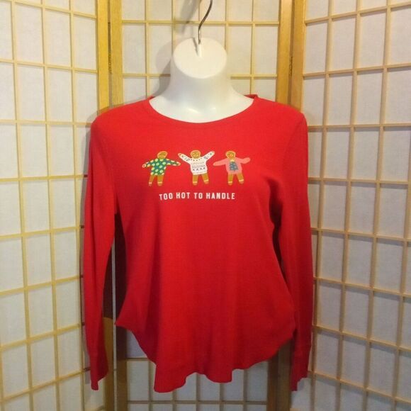 Old Navy XXL Thermal Gingerbread Top - Picture 7 of 7